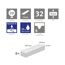 Laminat 'NatureSense Aqua' EL2112 Pinot Eiche hellgrau 8 mm