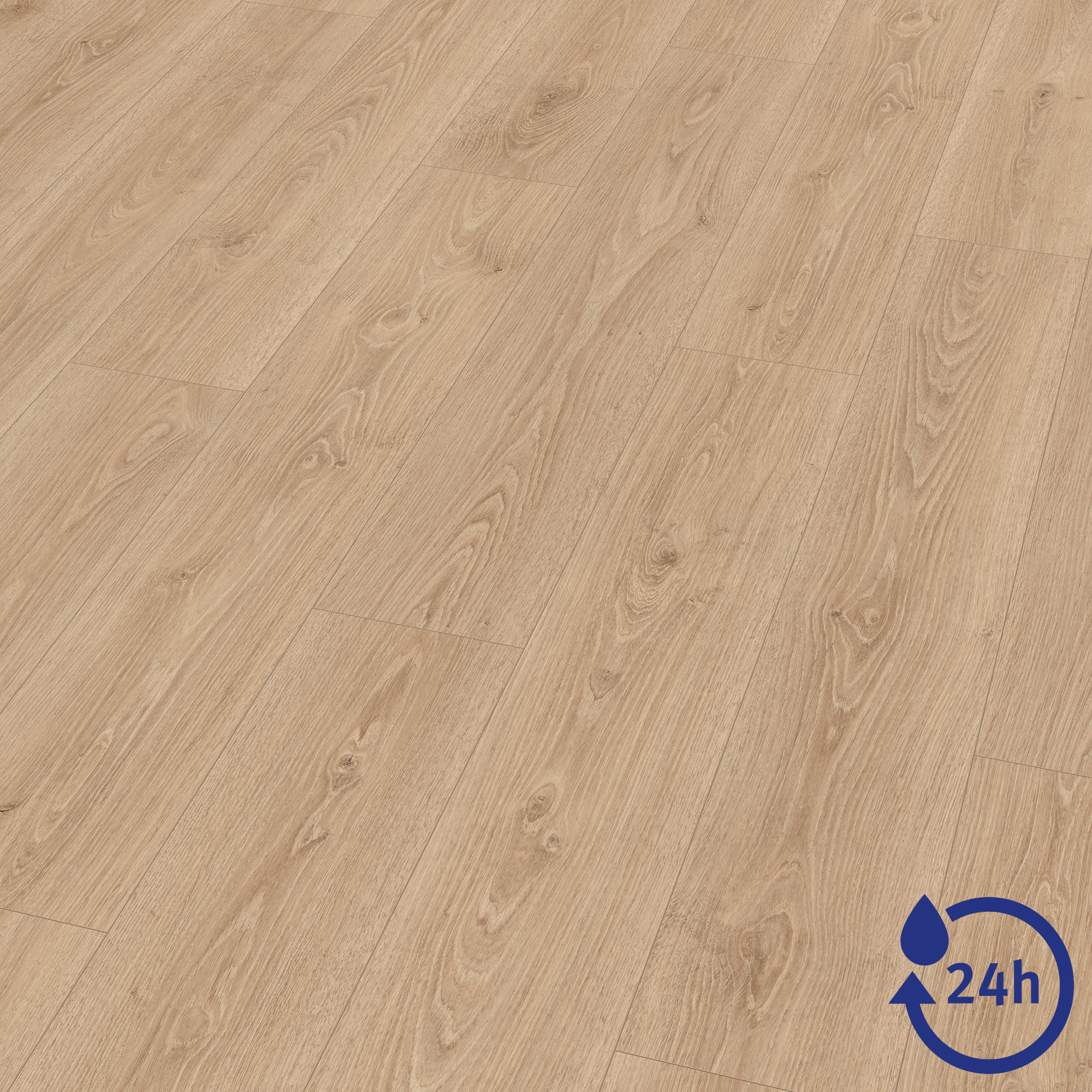 Laminat 'NatureSense Aqua' EL2183 Treviso Eiche braun 8 mm