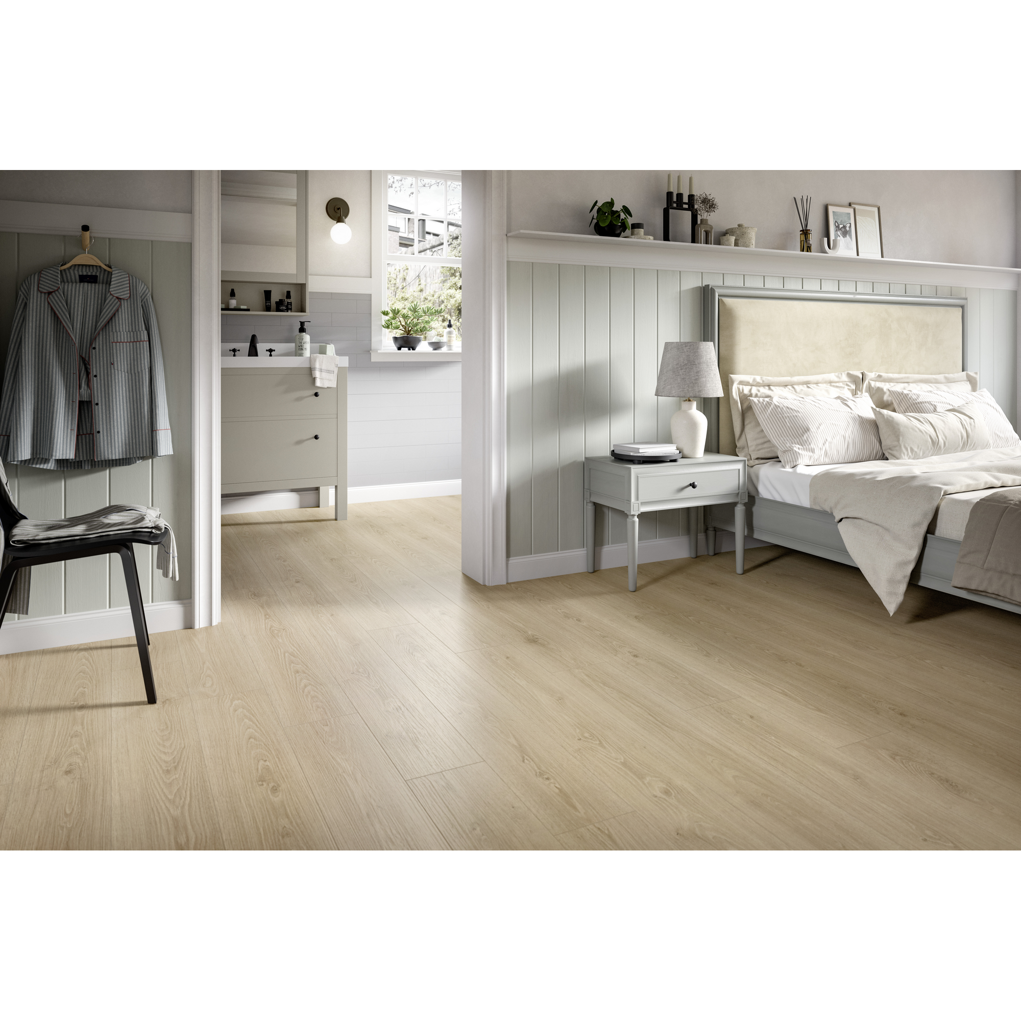 Laminat 'NatureSense Aqua' EL2183 Treviso Eiche braun 8 mm