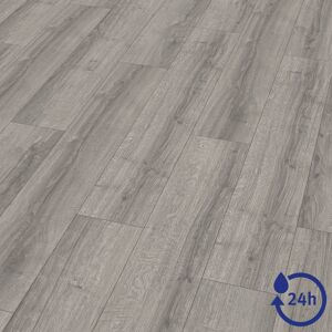 Laminat 'NatureSense Aqua' EL2406 Sherman Eiche hellgrau 8 mm
