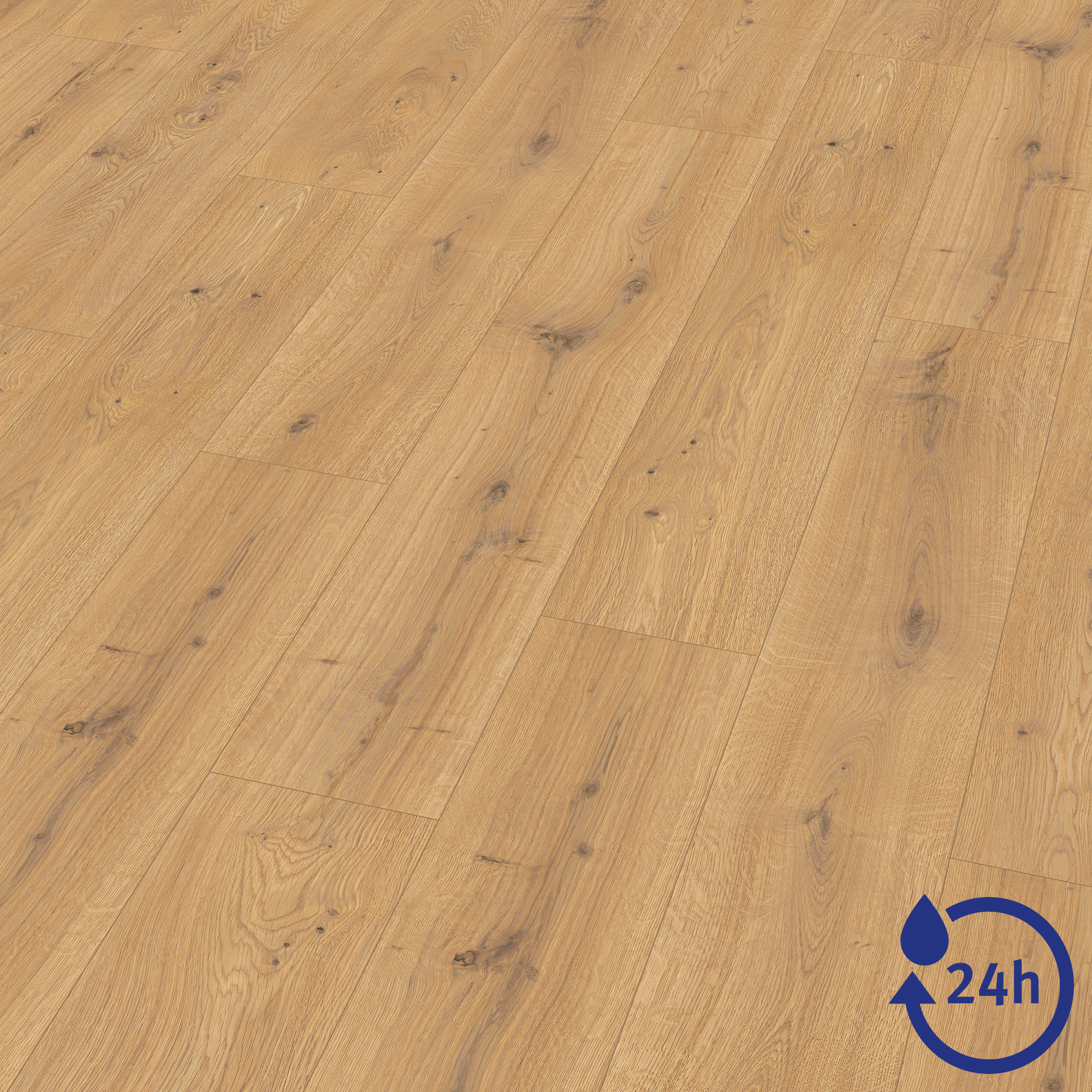 Laminat 'NatureSense Aqua' EL2009 Predaia Eiche honig 10 mm
