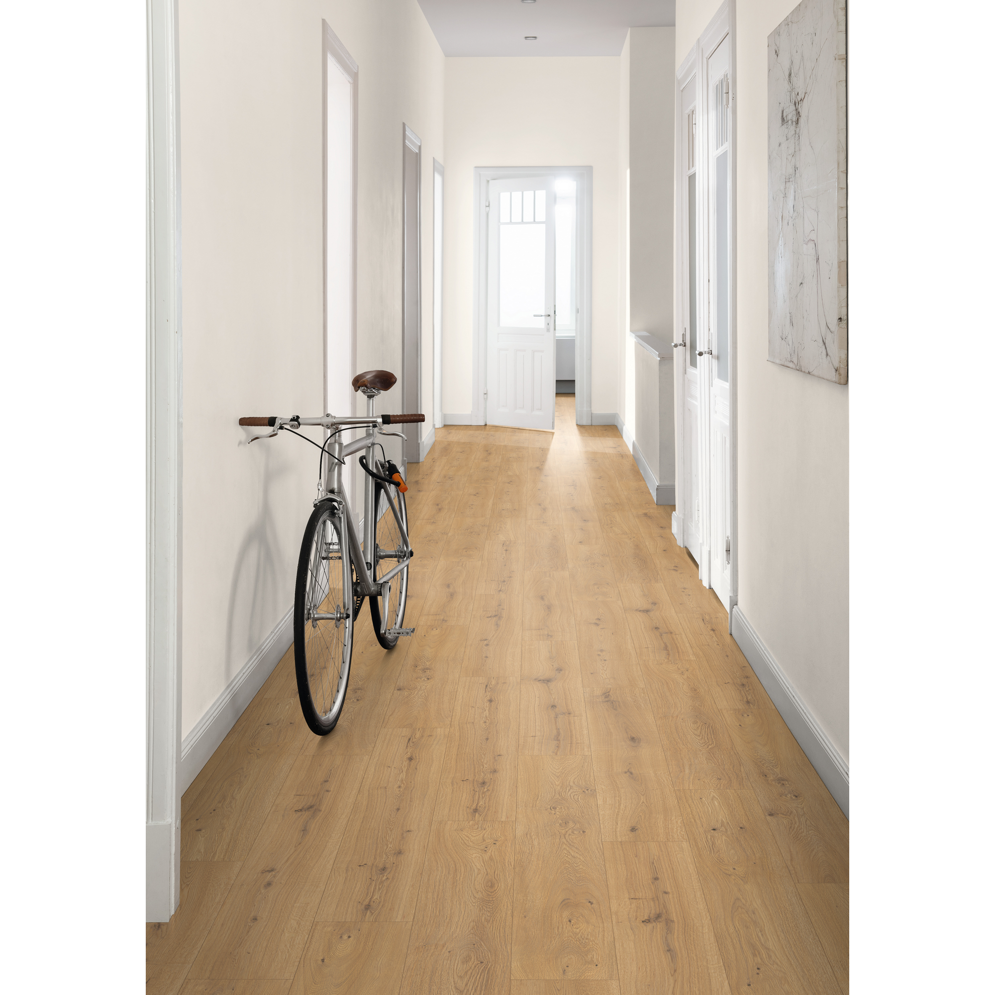 Laminat 'NatureSense Aqua' EL2009 Predaia Eiche honig 10 mm