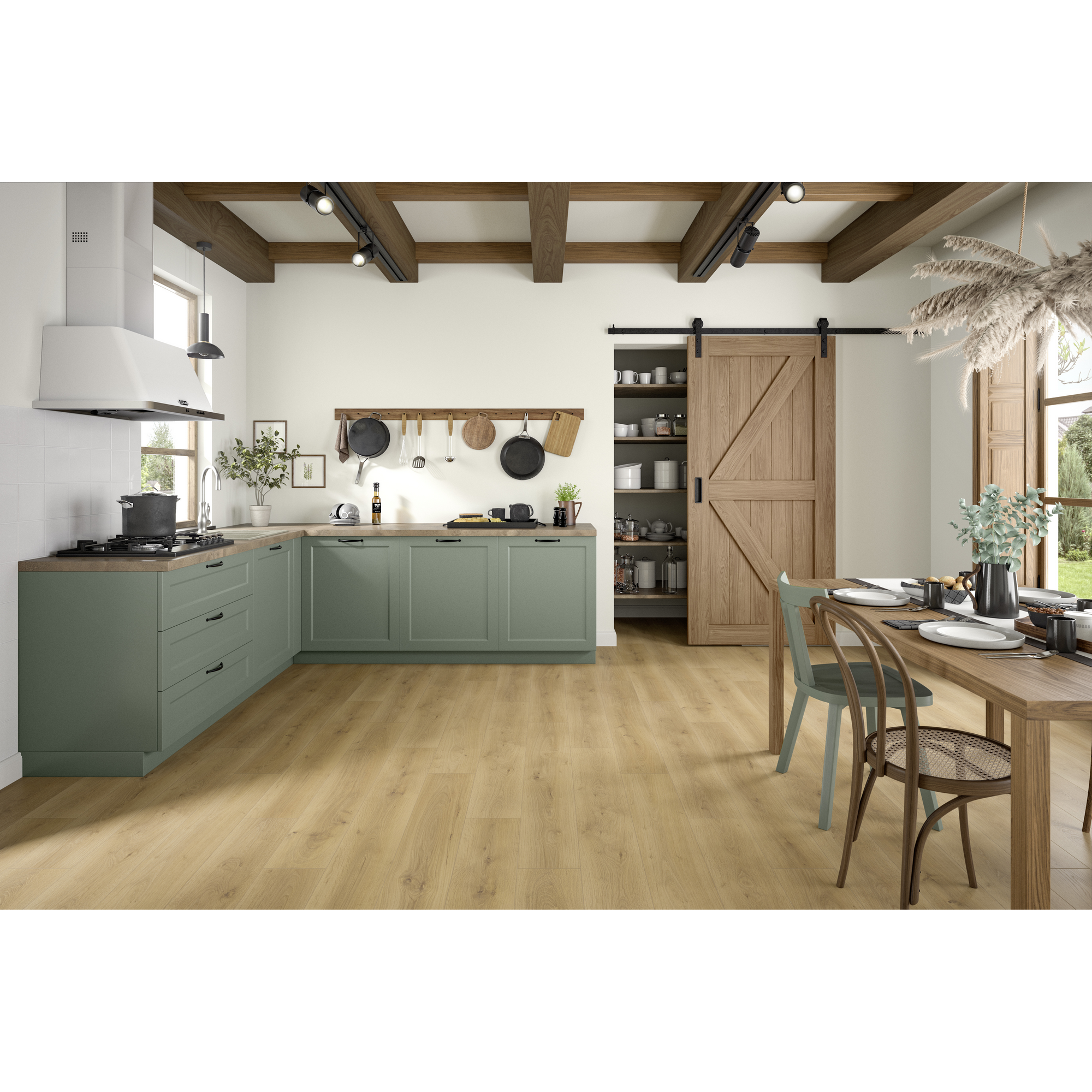Laminat 'NatureSense Aqua' EL2114 Pinot Eiche honig 10 mm