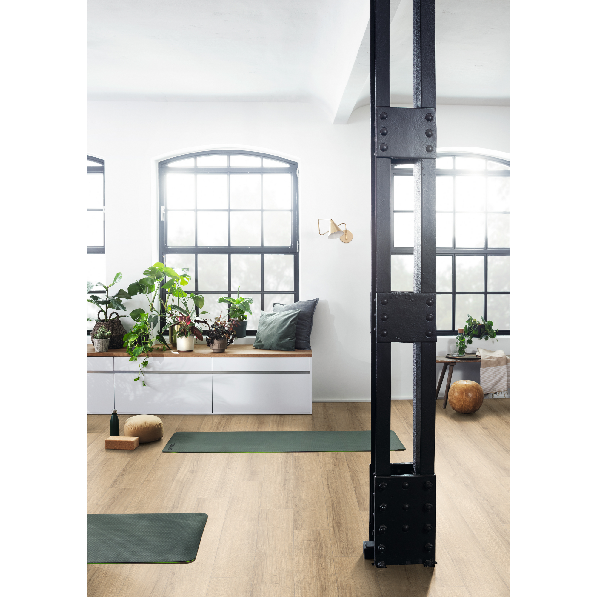 Laminat 'NatureSense Aqua' EL2405 Sherman Eiche hellbraun 10 mm