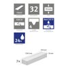 Laminat 'NatureSense Aqua' EL2952 Lausanne Eiche hell 10 mm