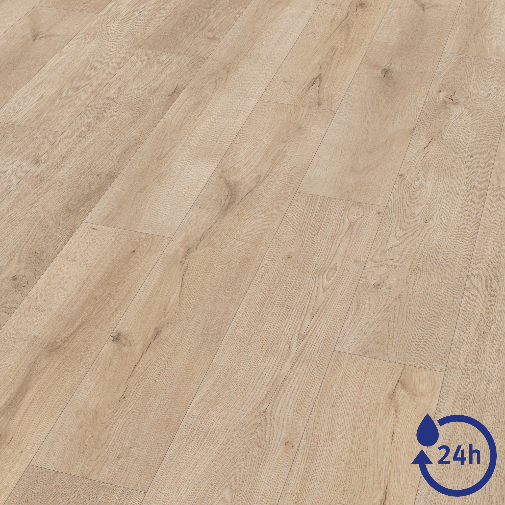 Laminat 'NatureSense Aqua' EL2952 Lausanne Eiche hell 10 mm