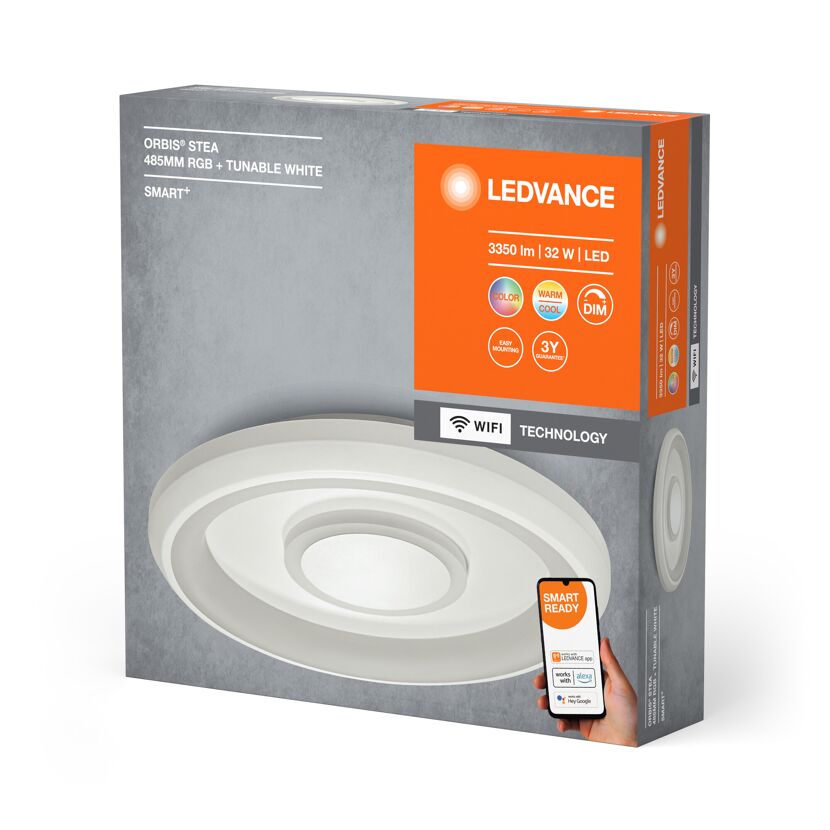 Deckenleuchte 'Smart+ Orbis Ceiling' weiß Ø 48,5 cm