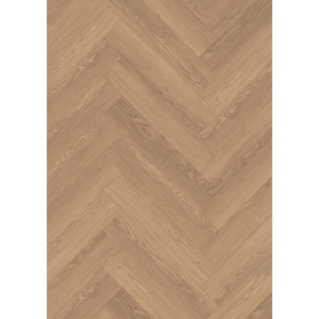 Laminat 'Nature Herringbone' EL2134 Baronia Eiche braun 8 mm