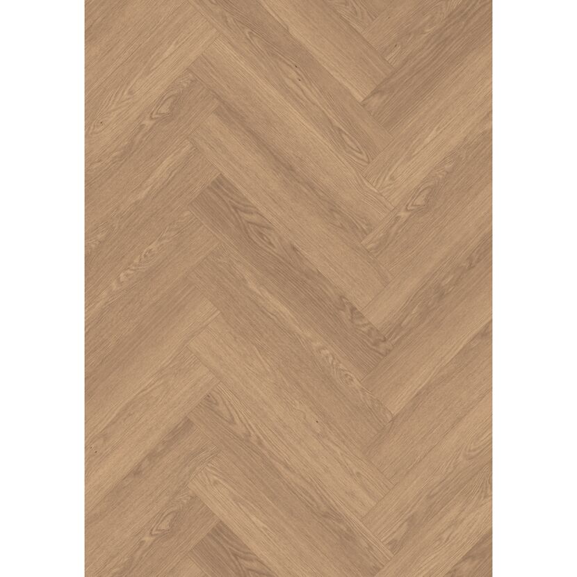 Laminat 'Nature Herringbone' EL2134 Baronia Eiche braun 8 mm