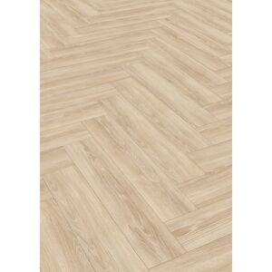 Laminat 'Nature Herringbone' EL2161 Newport Eiche creme 8 mm