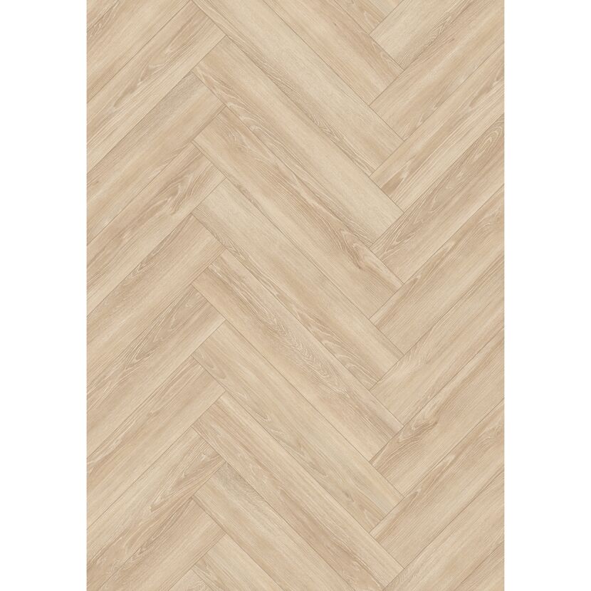 Laminat 'Nature Herringbone' EL2161 Newport Eiche creme 8 mm
