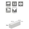 Laminat 'Nature Herringbone' EL2190 Turin Eiche 8 mm