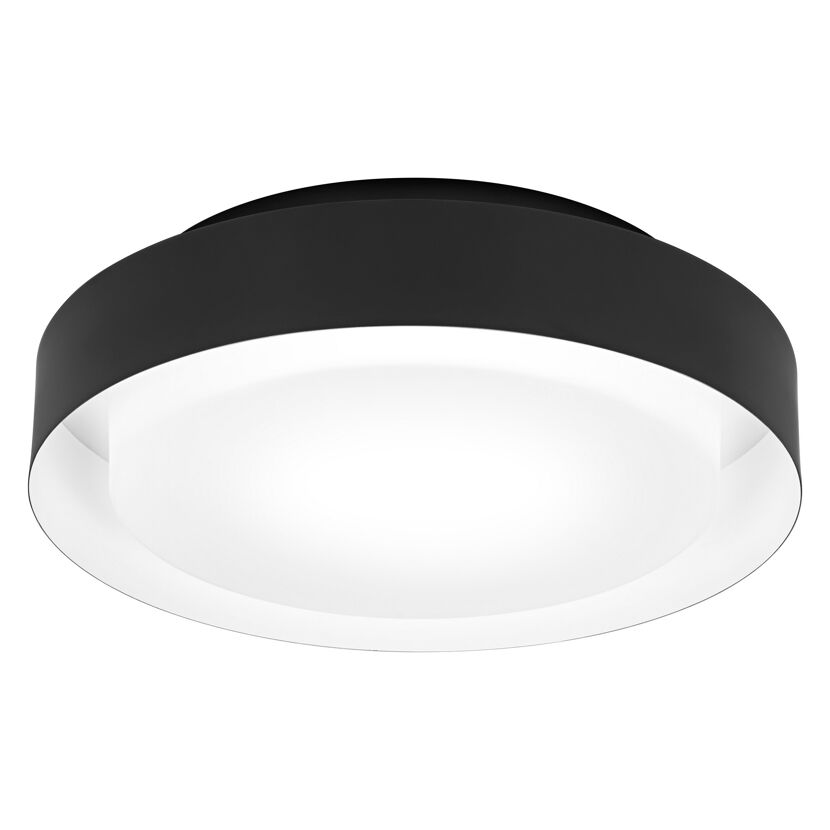 Deckenleuchte 'Orbis Madrid' schwarz, weiß Ø 29 cm