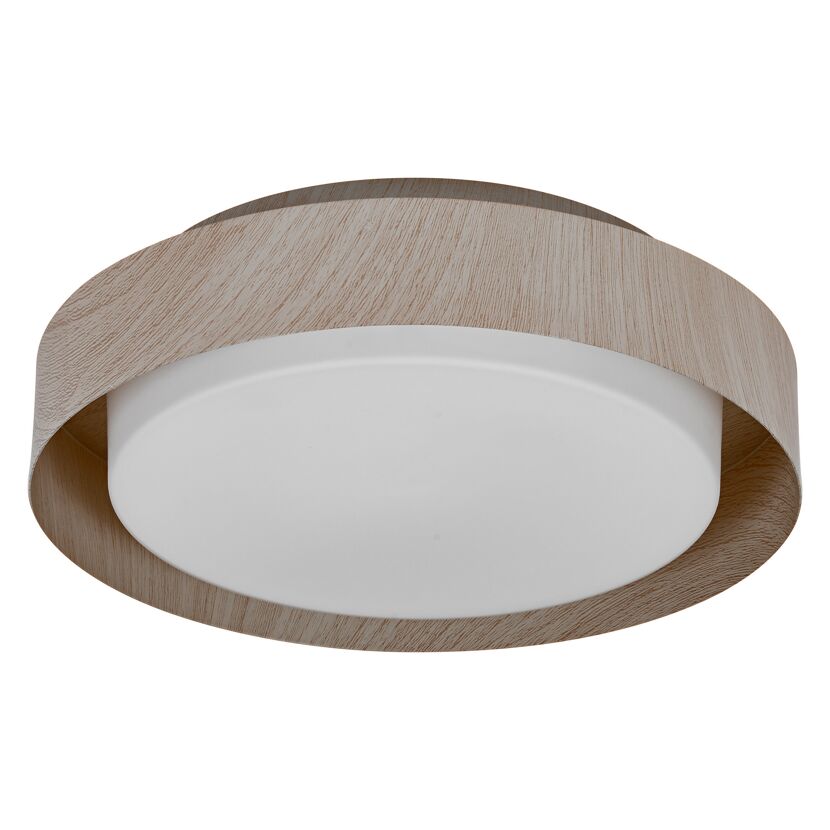 Deckenleuchte 'Orbis Madrid' holzfarben Ø 29 cm