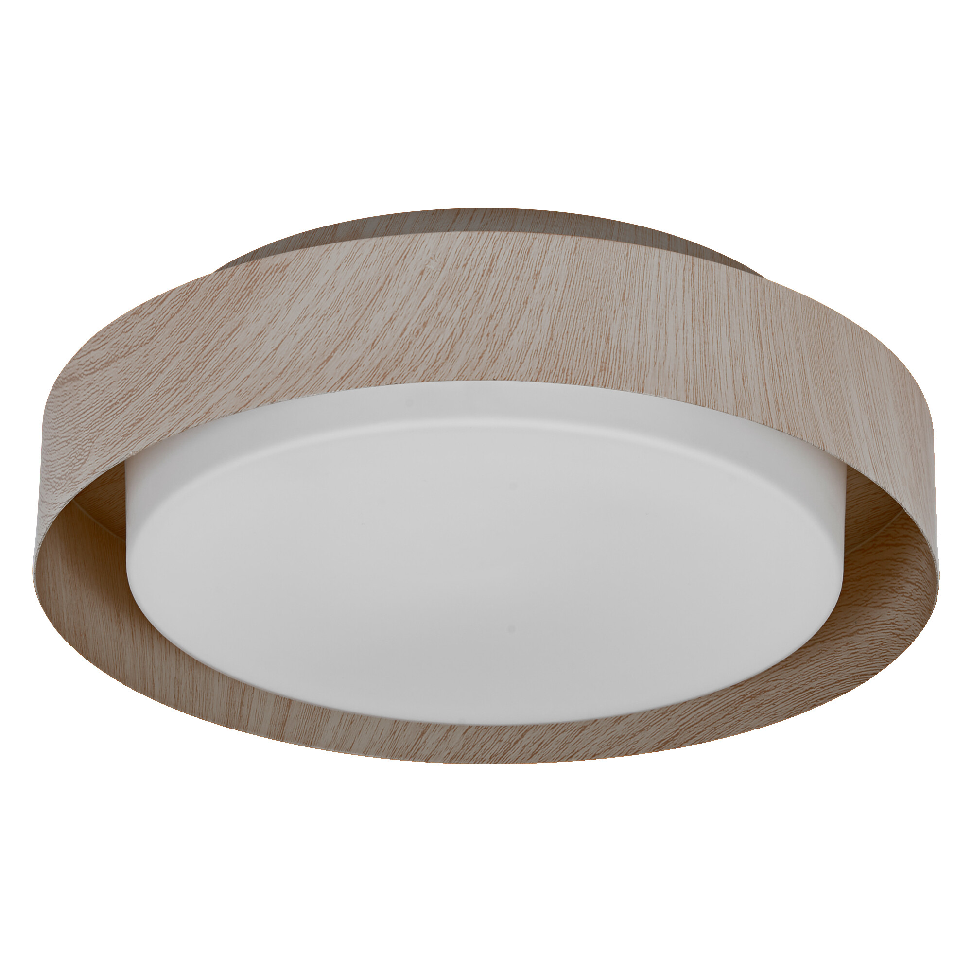 Deckenleuchte 'Orbis Madrid' holzfarben Ø 29 cm
