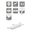 Laminat 'NatureSense' EL2092 Ortega Eiche natur 8 mm