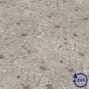 Laminat 'NatureSense Aqua' ELF021 Triestino Terrazzo grau 8 mm