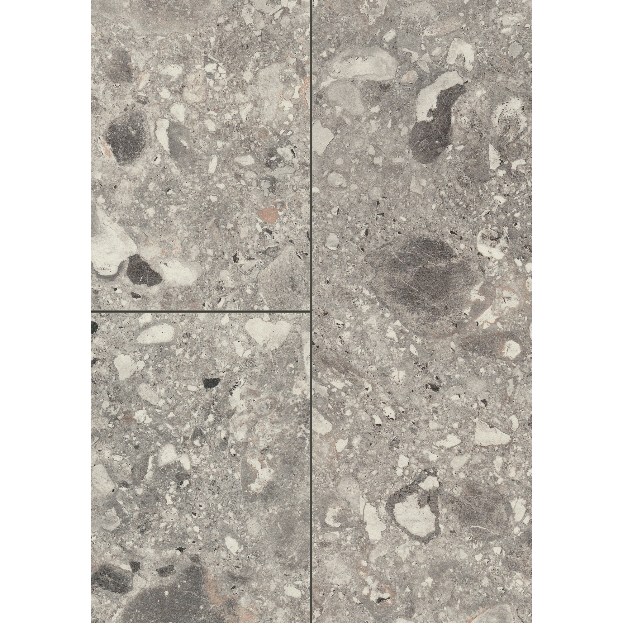 Laminat 'NatureSense Aqua' ELF021 Triestino Terrazzo grau 8 mm