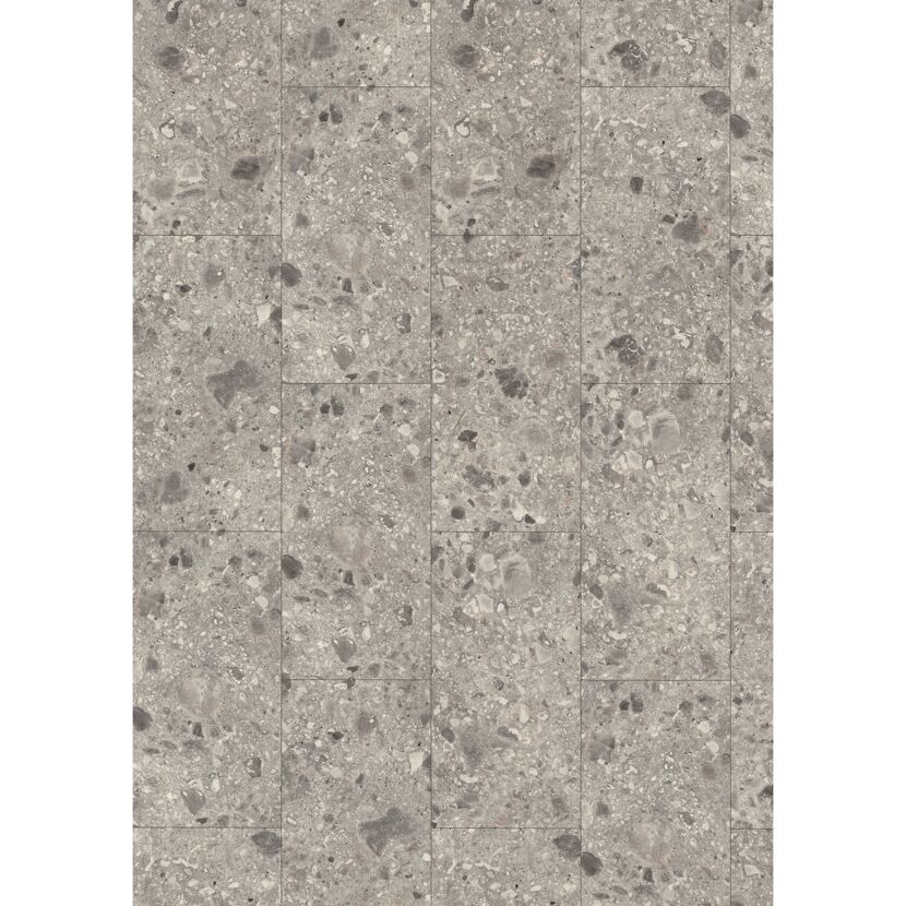 Laminat 'NatureSense Aqua' ELF021 Triestino Terrazzo grau 8 mm