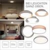 LED-Deckenleuchte 'Orbis Milan' Ø 30,5 x 10 cm