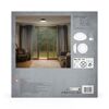 LED-Deckenleuchte 'Orbis Milan' Ø 30,5 x 10 cm