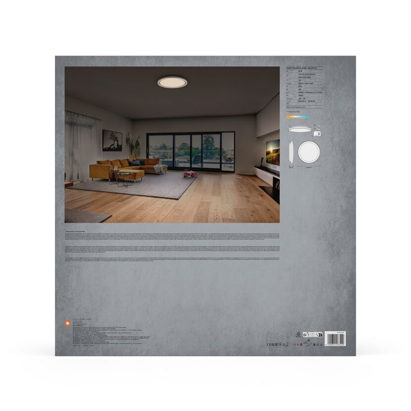 LED-Deckenleuchte 'Orbis Pederson' 36 W 2600 lm warmweiß Ø 55 x 8 cm