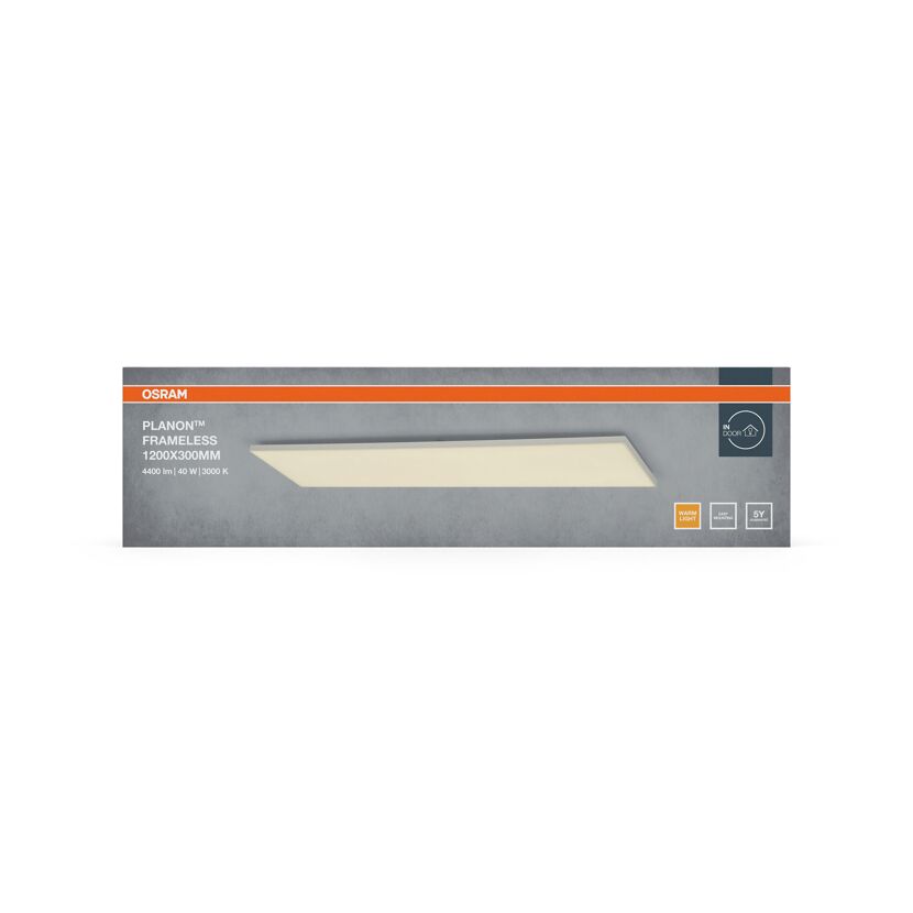 Panelleuchte 'Planon™ Frameless' weiß 29,5 x 29,5 cm