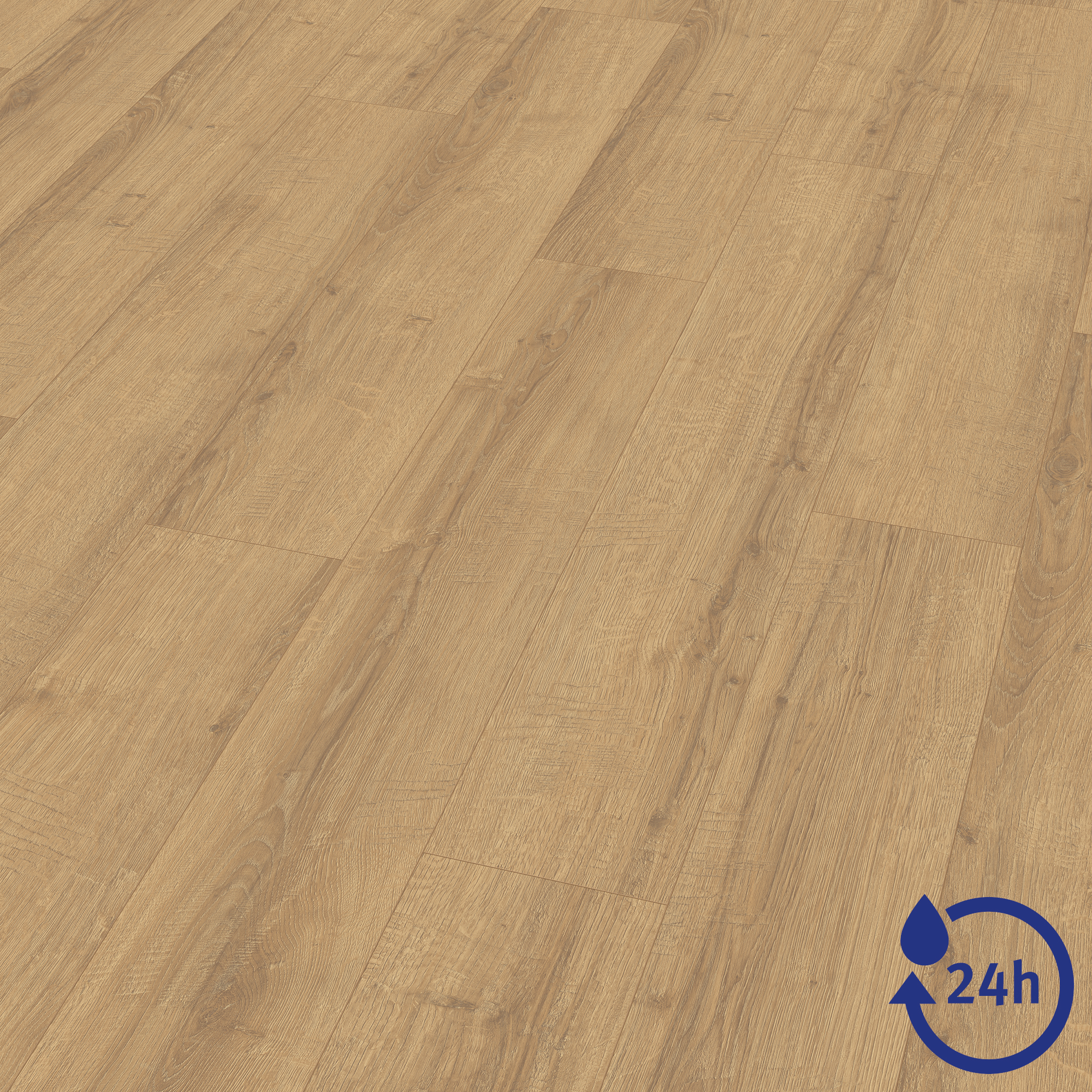 Laminat 'NatureSense Aqua' EL2014 Sherman Eiche honig 8 mm