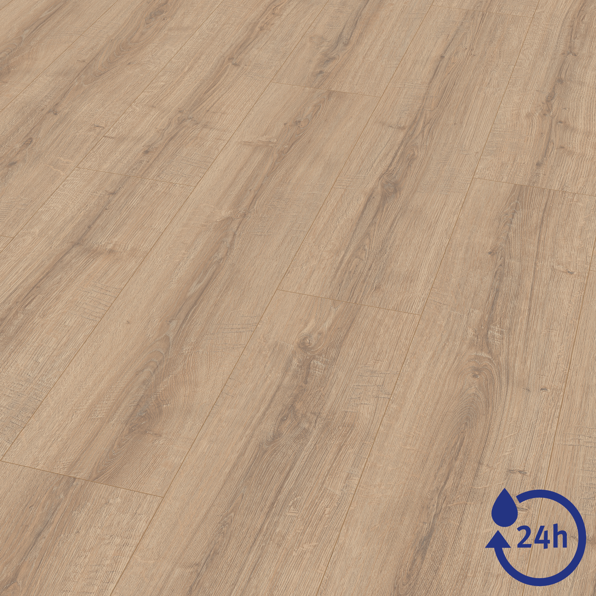 Laminat 'NatureSense Aqua' EL2043 Sherman Eiche braun 8 mm