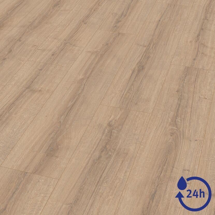 Laminat 'NatureSense Aqua' EL2043 Sherman Eiche braun 8 mm