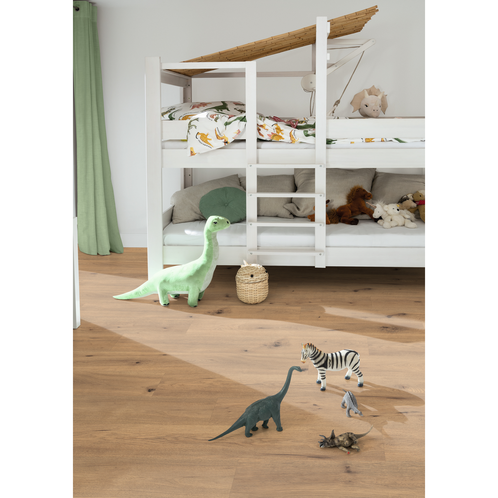 Hybridboden 'Aquadura' EDF200 Wildeiche natur 7,5 mm