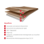 Hybridboden 'Aquadura' EDF203 Panora Eiche beige 7,5 mm