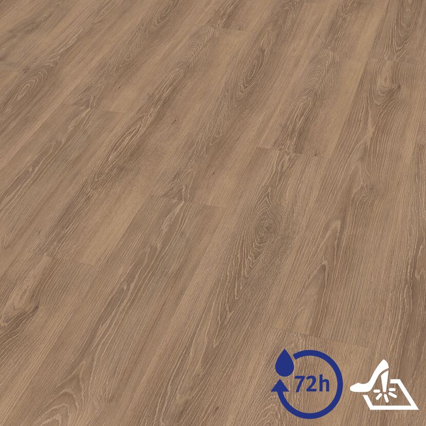 Designboden 'Aquadura+' EDF197 Capri Eiche braun 7,5 mm