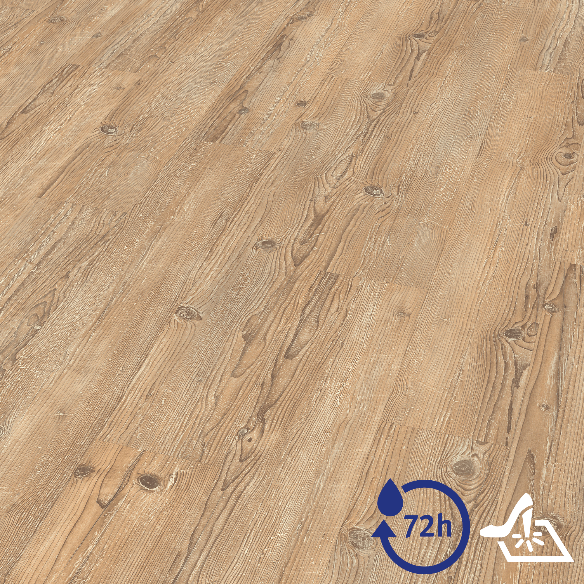Hybridboden 'Aquadura+' EDF201 Morella Fichte vintage 7,5 mm