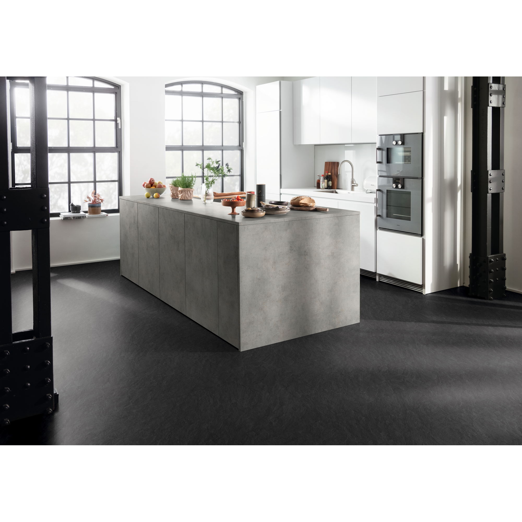 Hybridboden 'Aquadura+' EDF301 Scivaro Schiefer 7,5 mm