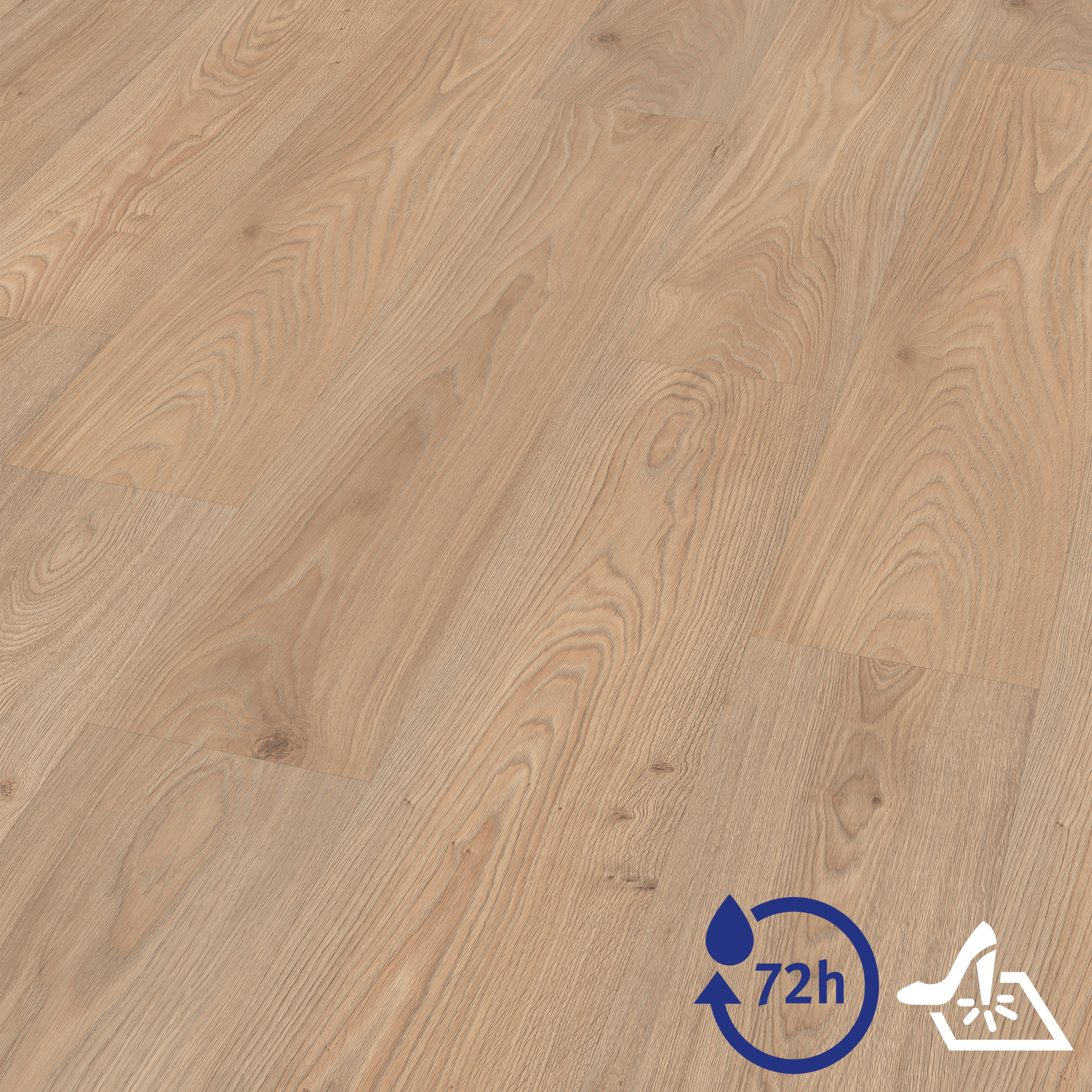 Hybridboden 'Aquadura+' EDF188 Lana Eiche natur 7,5 mm