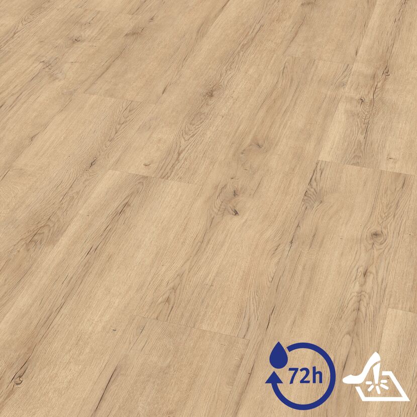 Designboden 'Aquadura+' EDF205 Savona Eiche sand 7,5 mm