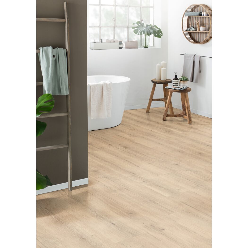 Designboden 'Aquadura+' EDF205 Savona Eiche sand 7,5 mm