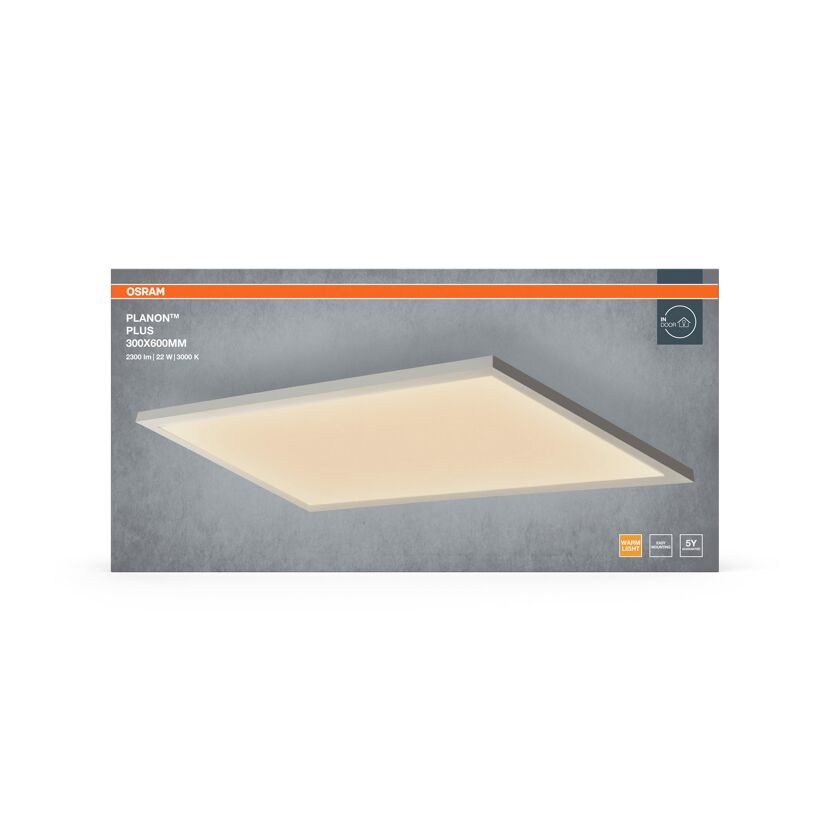 Panelleuchte 'Planon™ Plus' weiß 29,5 x 29,5 cm