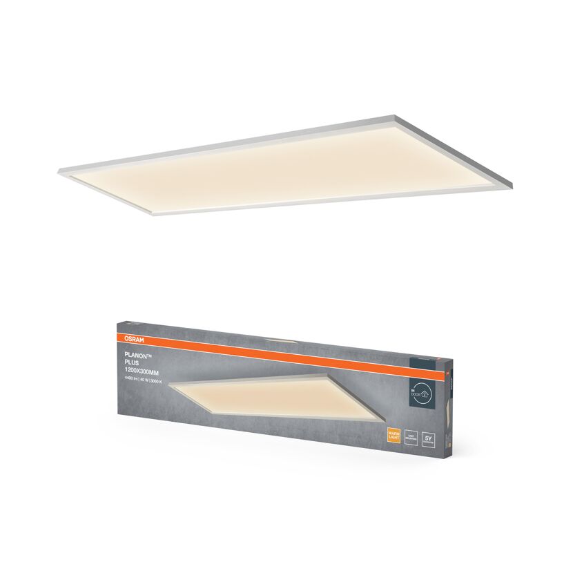 Panelleuchte 'Planon™ Plus' weiß 29,5 x 29,5 cm