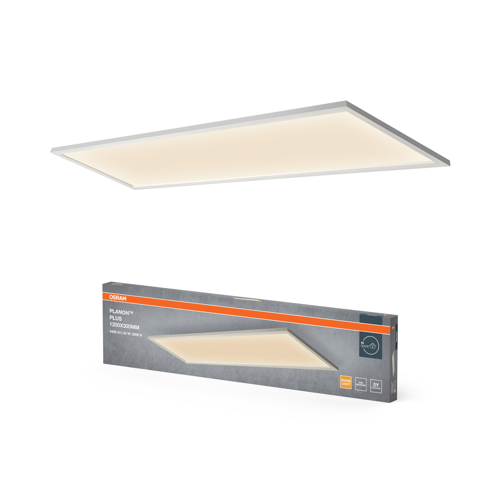 Panelleuchte 'Planon™ Plus' weiß 29,5 x 29,5 cm