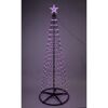 LED-Metallbaum 370 LEDs H 210 cm