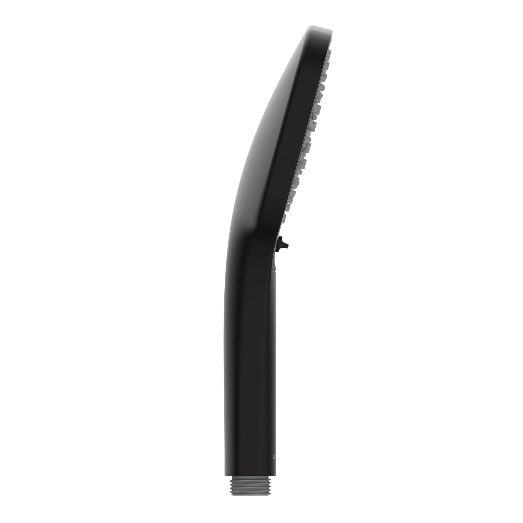 Handbrause 'Ravenna' schwarz matt Eckig 10 cm, 3 Strahlarten