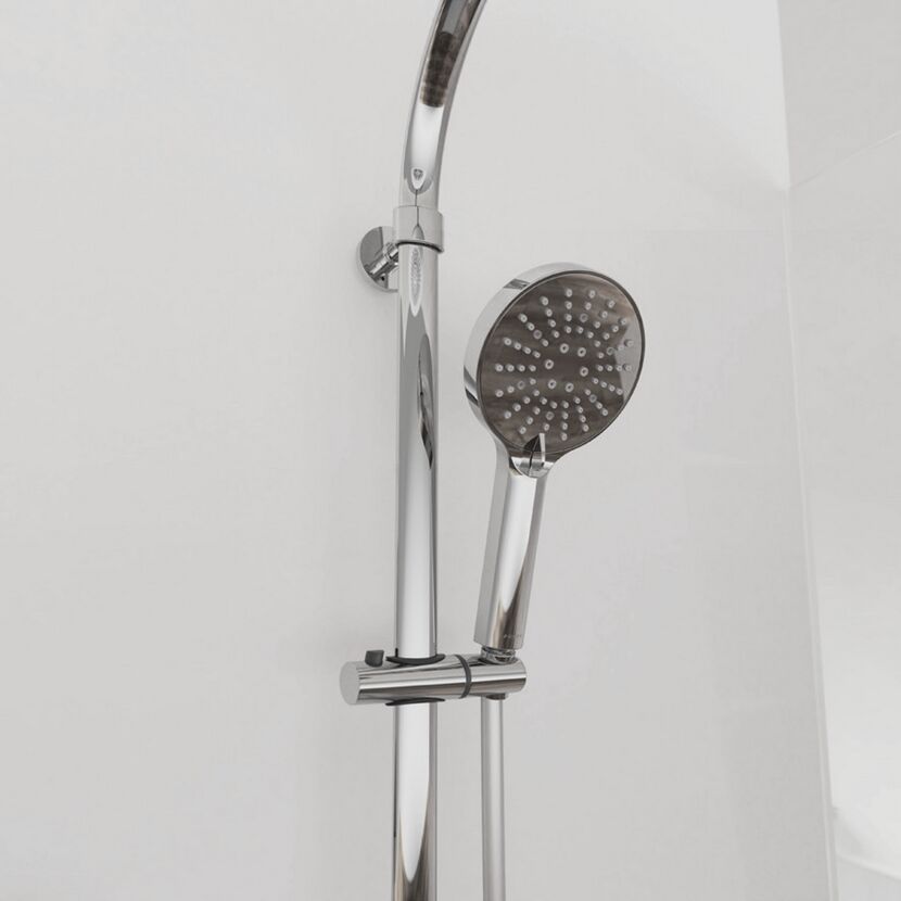 Handbrause 'Como' chrom Ø 12 cm, 5 Strahlarten