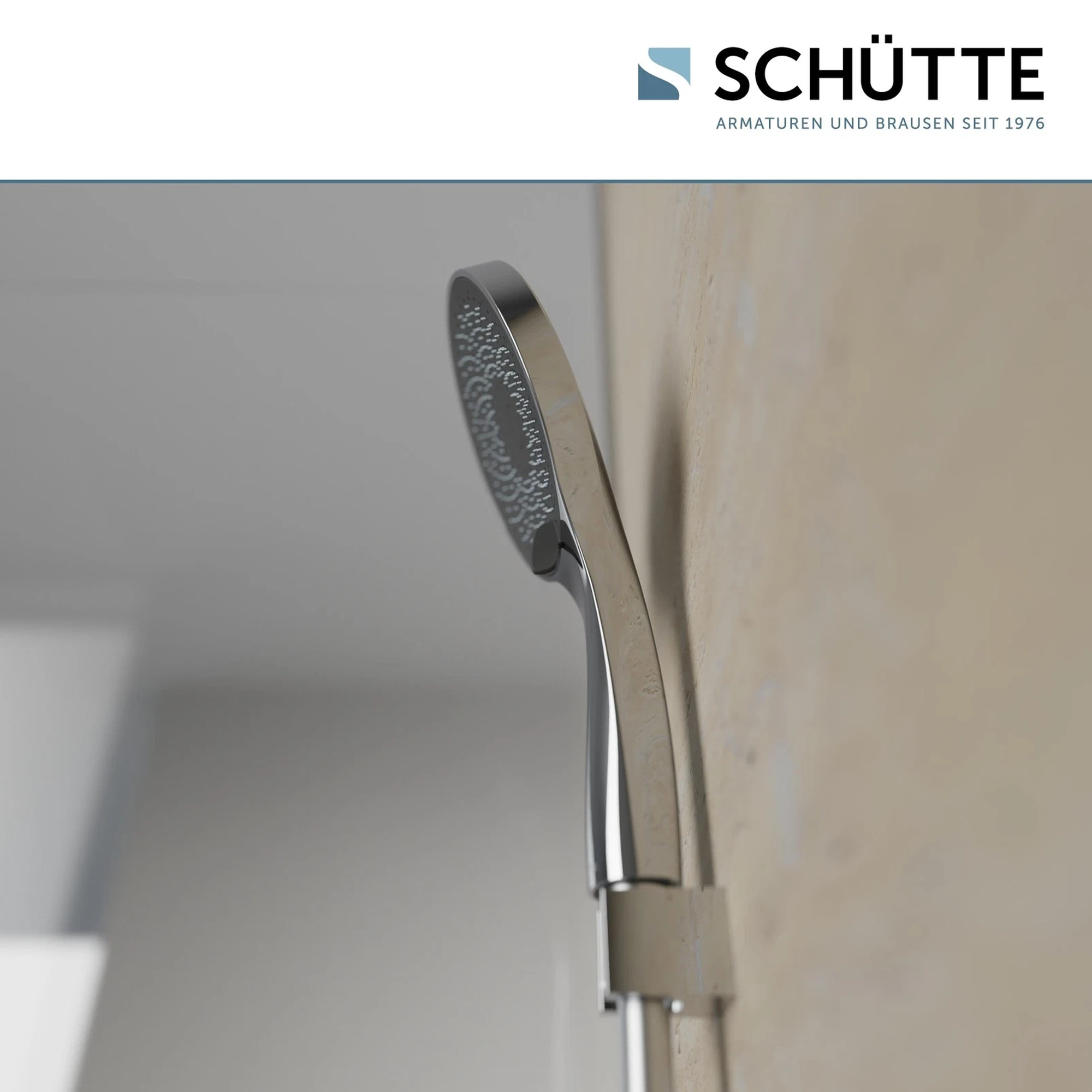 Handbrause 'Capri' chrom/anthrazit Ø 13 cm, 3 Strahlarten