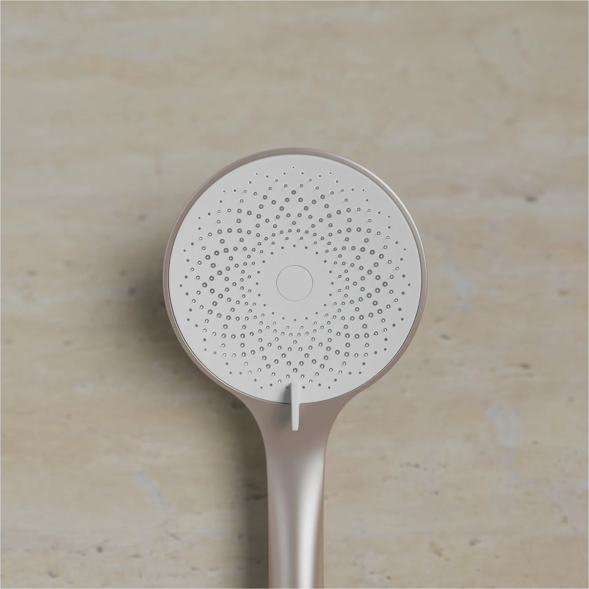Handbrause 'Capri' rosé matt/weiß Ø 13 cm, 3 Strahlarten