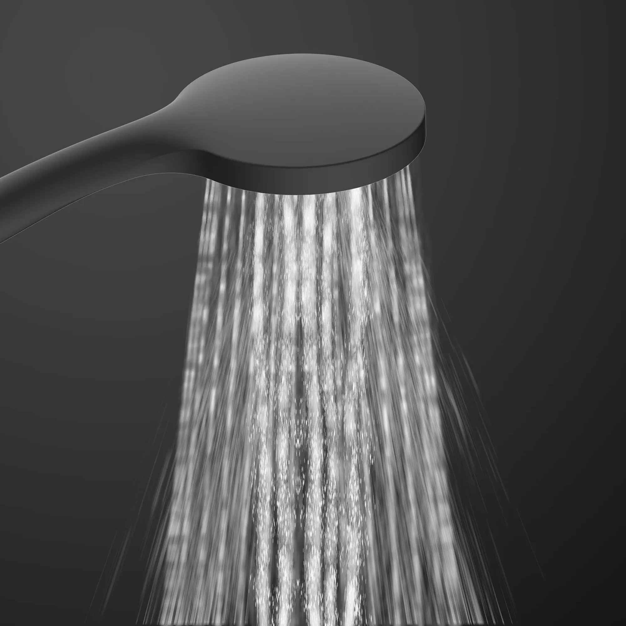 Brausestangenset 'Raven' schwarz matt, 3 Strahlarten