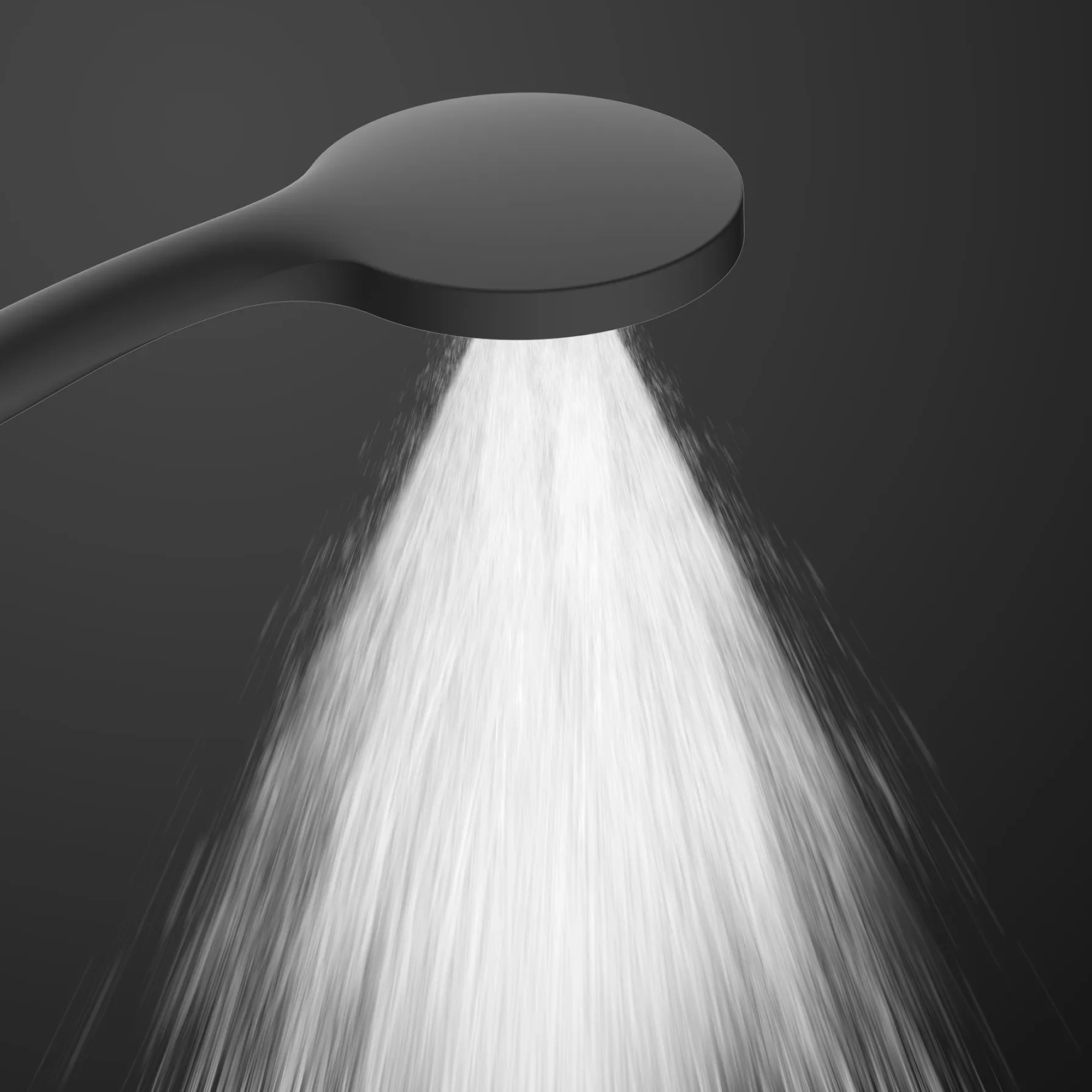 Brausestangenset 'Raven' schwarz matt, 3 Strahlarten