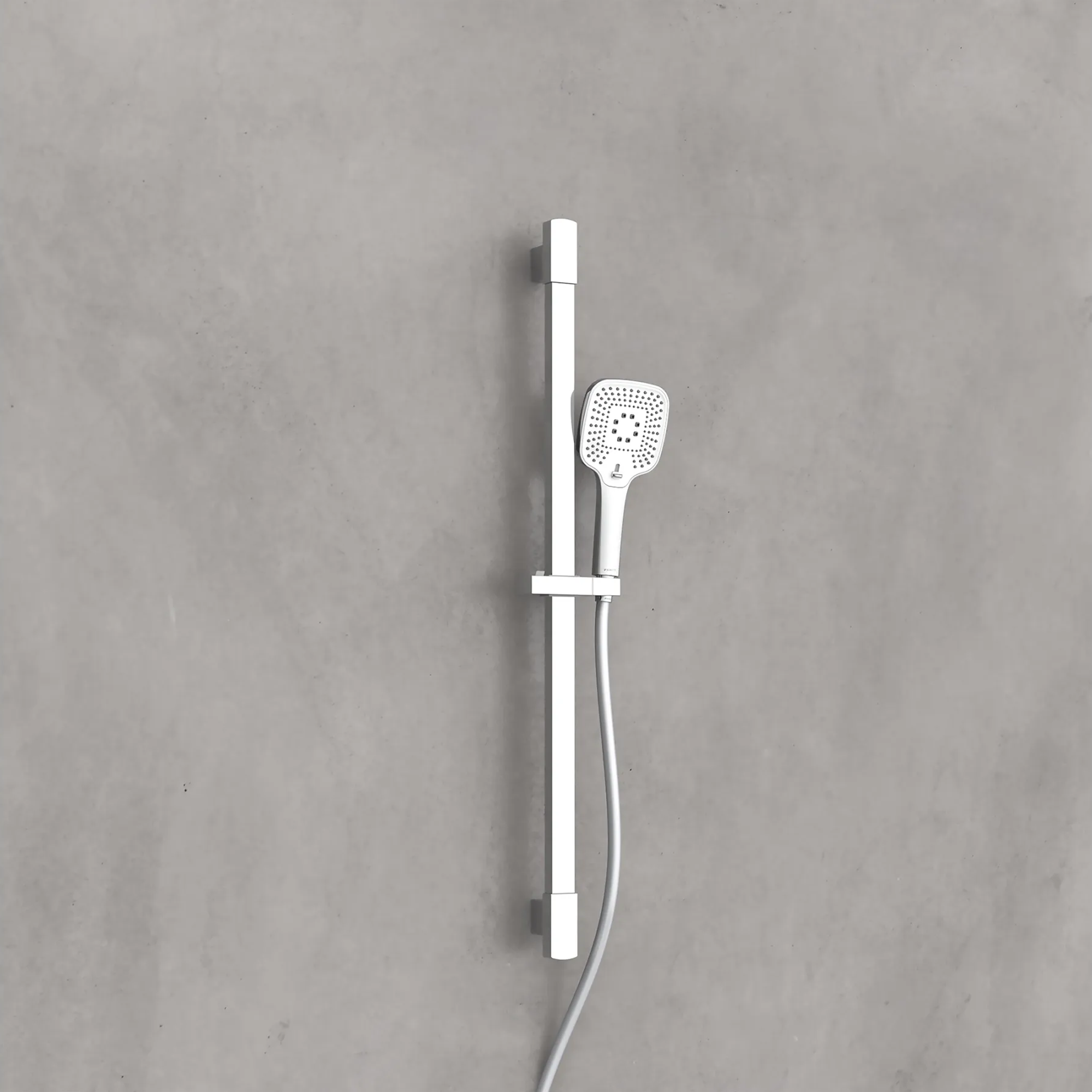 Brausestangenset 'Ravenna' verchromt/weiß, 3 Strahlarten