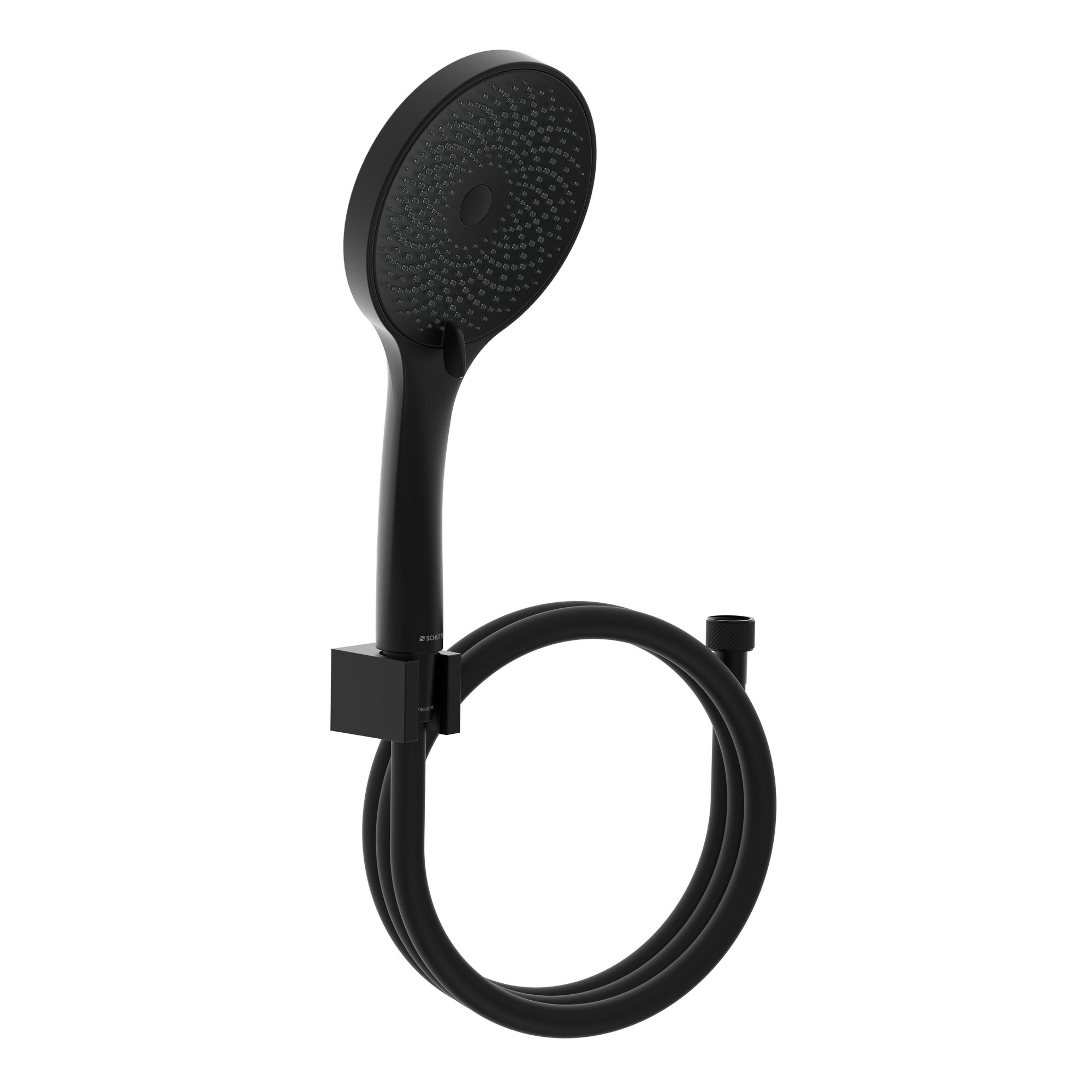 Handbrause 'Raven' schwarz matt Ø 13 cm, 3 Strahlarten